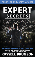 Book cover for Expert Secrets by Russell Brunson