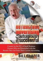 Book cover for Outrageous Advertising by Bill Glazer