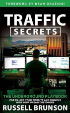 Book cover for Traffic Secrets by Russell Brunson